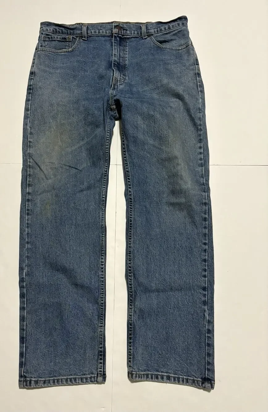 Levi’s 505 Regular Fit Straight Leg Jeans Men’s 40x32 Blue Denim Medium Wash